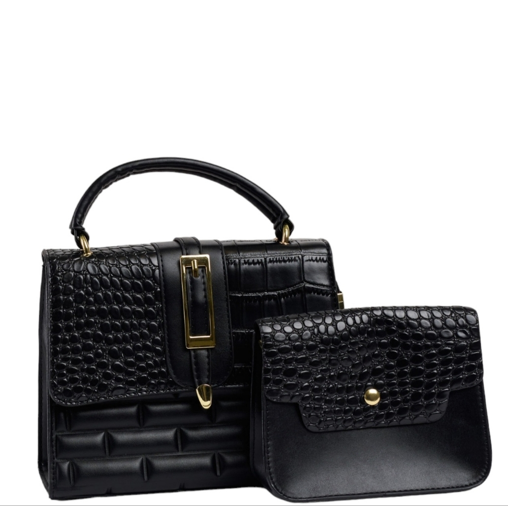 Black Hand/Crossbody bag set